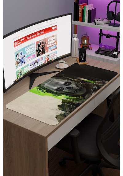 Call Of Duty Kaymaz Dikişli Kauçuk Oyuncu Mousepad V2 - 90x40 Xxl Gaming Mouse Pad Fare Altlığı