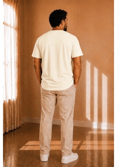 Sngl Tekstil Erkek Adam Baskılı Kısa Kollu T-shirt S-m-l-xl-xxl Ekru