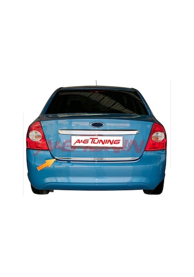 Ford Focus 2 Sedan Krom Bagaj Alt Çıta Formlu 2005-2011 Paslanmaz