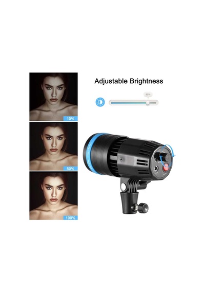 Deyatech 50 W 5500 K Kompakt Odaklama Video Işığı Fotoğraf Spot Işık