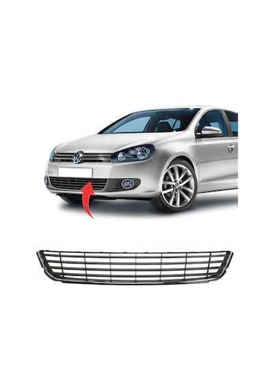 Vw Golf 6 2009-2013 Orta Izgara   Tip Kromlu 5k0853671