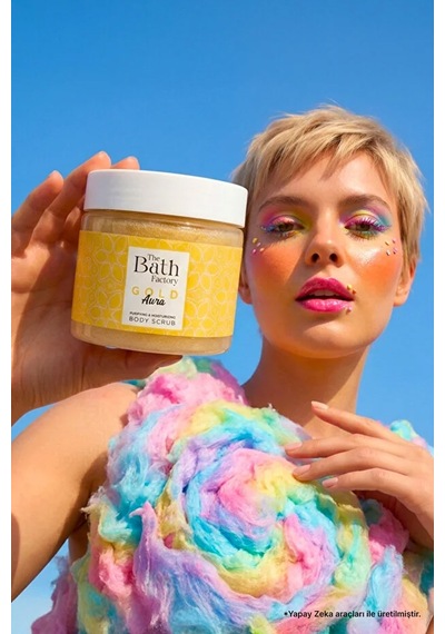 The Bath Factory Gold Aura Nemlendirici ve Arındırıcı Vücut Peeling 300 G