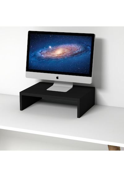 Emkawood Marry40 Monitör Yükseltici Laptop Standı Siyah