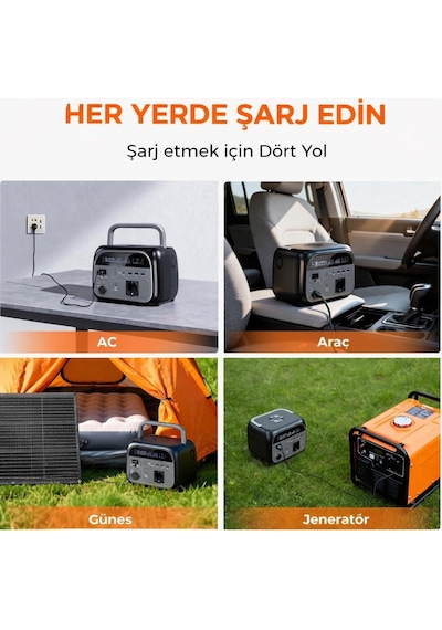 Or-tec Ap400 600w - 108000mah,345wh Kapasiteli Lifepo4 Lfp Taşınabilir Güç Istasyonu, Güç Kaynağı