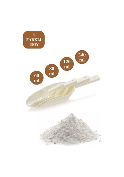 Flosoft 2 Adet Un Bakliyat Erzak Saklama Kabı Deterjan Kutusu 5L Ve Erzak Küreği