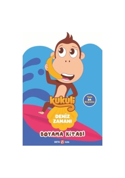 Kukuli Deniz Zamanı Boyama Kitabı