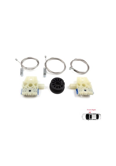 Ön Sağ Cam Kriko Seti Vw Golf 6 A6 5k1 Aj5 2008-20014 5-kapı İçin