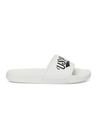 U.s.polo Assn Luvy 5fx Beyaz Plaj Ve Günlük Anatomik Spor Terlik Beyaz