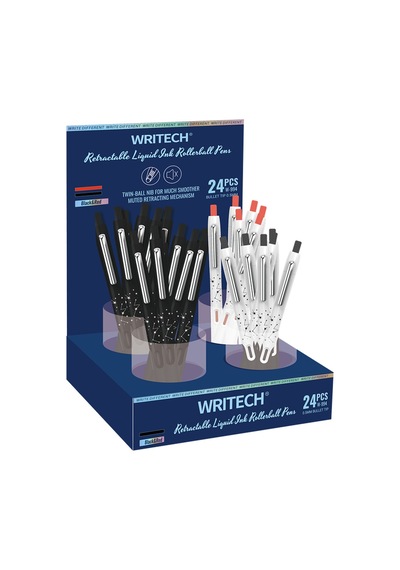 Wrıtech W-994 0,5mm Basmalı Roller Kalem - 85'li Stand Ahşap