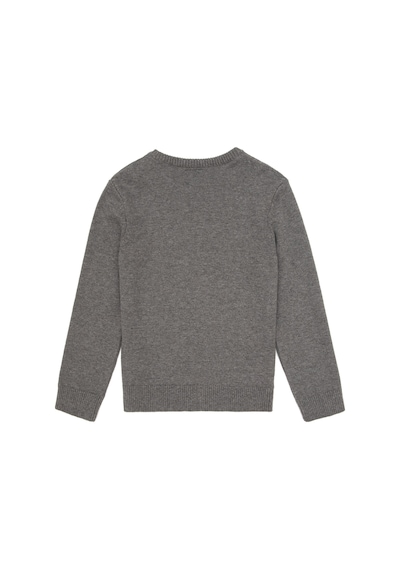 U.S. Polo Assn. Erkek Çocuk Gri Melanj Kazak /triko 50317149-vr086