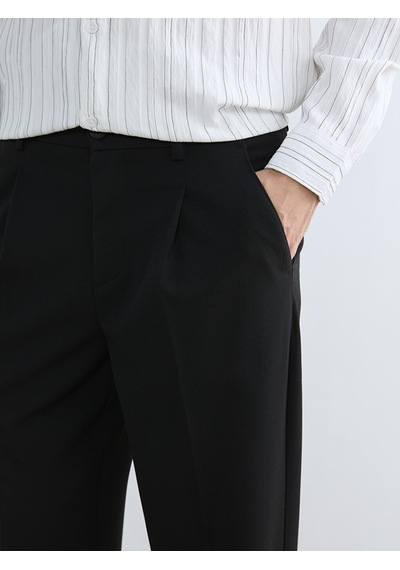 Lcw Vision Siyah Bol Fit Erkek Pantolon