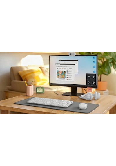 Logitech Mk250 Kablosuz Bluetooth Kablosuz Klavye Ve Mouse Seti Beyaz