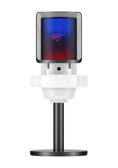 Havit Gamenote Gk50 Rgb Yayıncı Ve Oyuncu Mikrofon Beyaz