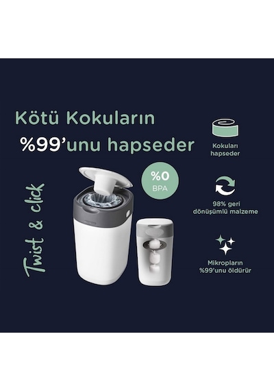 Tommee Tippee Twist & Click Çöp Poşeti 1 Adet