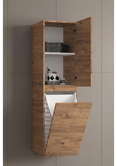 Yıldız 80+35 Cm Atlantik Çam Mdf Seramik Lavabolu Asma Banyo Dolabı Takımı Yıldız 80+35 Cm Atlantik Çam Mdf Seramik Lavabolu Asma Banyo Dolabı Takımı