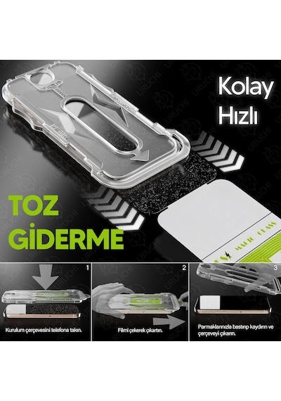Epro İphone 18 Pro Max / 17 Pro Max İle Uyumlu Ekran Koruyucu, Ahize Korumalı Toz Önleyici Tam Kaplama, Hizalama Aparatlı Kolay Kurulum, Toz Bırakmayan Uygulama, Darbelere Karşı Ekstra Güçlü Cam Epro İphone 18 Pro Max / 17 Pro Max İle Uyumlu Ekran Koruyucu, Ahize Korumalı Toz Önleyici Tam Kaplama, Hizalama Aparatlı Kolay Kurulum, Toz Bırakmayan Uygulama, Darbelere Karşı Ekstra Güçlü Cam