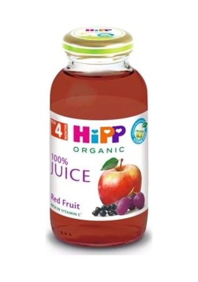 Organik Kırmızı Meyveli Elma Suyu 200 Ml