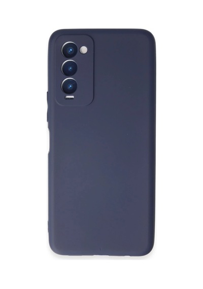 Uray Store Tecno Camon 18 Kılıf First Silikon - Lacivert