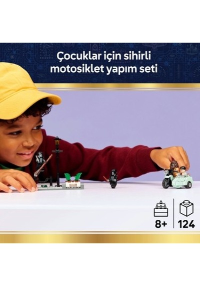 Lego Hagrid Ve Harry'nin Kaçış Temalı Yaratıcı Oyuncak Seti - 8+ Yaş İçin