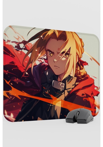 Fullmetal Alchemist Anime V2 - 48x40 Xl Gaming Kauçuk Kaymaz Taban Mouse Pad Fare Altlığı