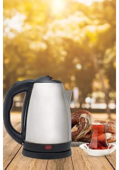 Kettle - 985 - C F Tipi 220-240v Paslanmaz Çelik Elektrik Kablolu - Csmo-tex - Otomatik Kapanma
