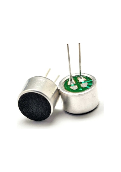 Kapasitif Mikrofon 9.5Mm - 2 Bacaklı Elektret Mikrofon