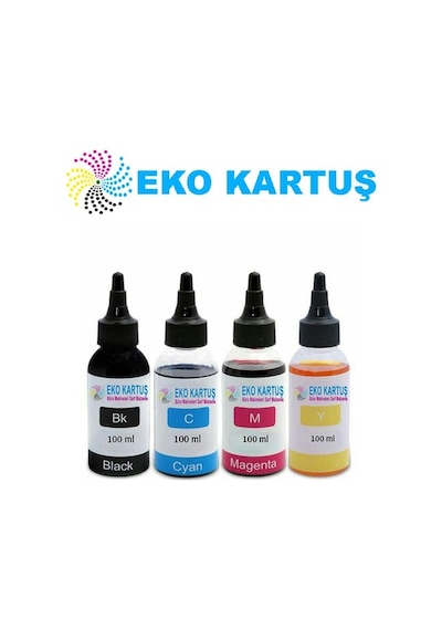 Eko Kartuş Epson Ecotank L655 (T664) Set Uyumlu Mürekkep