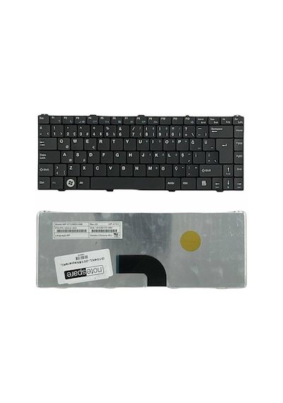 Grundig İle Uyumlu 1455 A1 I3, 1465 A1 I3 Notebook Klavye Siyah Tr