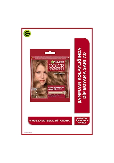 Garnier Color Shampoo Retouch Şampuan Kolaylığında Dip Boyası