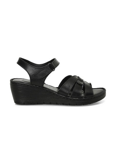 Polaris 161886.z5fx Siyah Kadın Comfort Sandalet 000000000101985299 Siyah