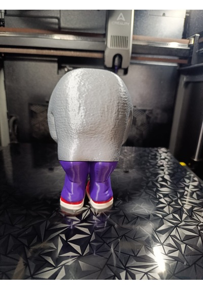 Sevimli Utanç Karakteri Masaüstü Figür - 3d Yazıcı Baskı - Dekoratif
