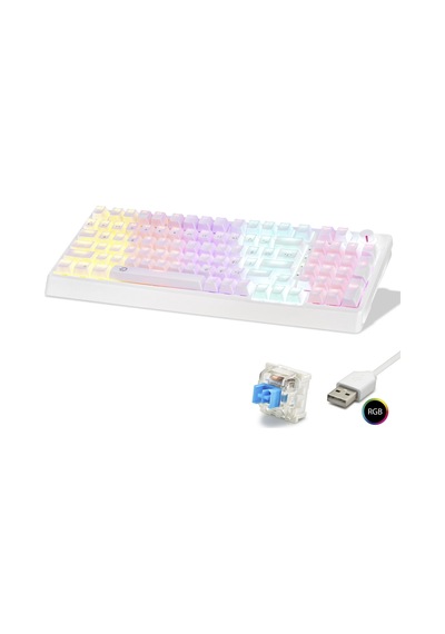 Tuş Blue Switch Rgb Beyaz G500xw