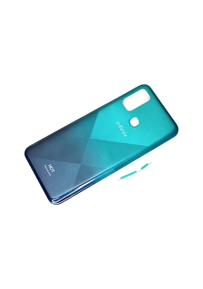 Tkgz İnfinix Hot 9 Play Kasa Arka Pil Batarya Kapağı Yeşil