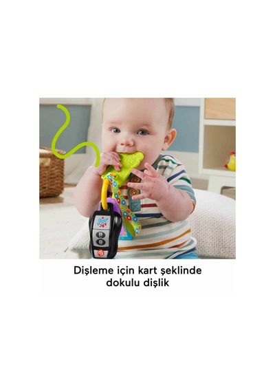 Fisher Price Sesli Eğlen Ve Öğren Eğlenceli Aktivite Anahtarı Hwy40