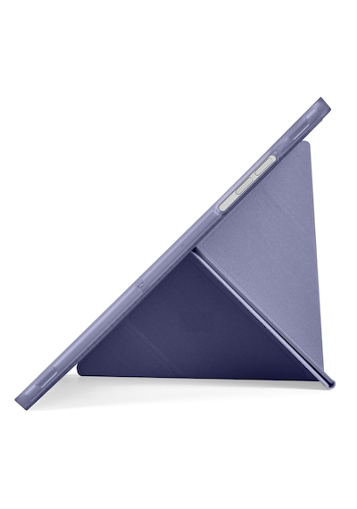 Samsung Galaxy Uyumlu Tab A11 Plus Kılıf Tri Folding Kalem Bölmeli Katlanabilir Standlı Pu Deri Yumuşak Kapak