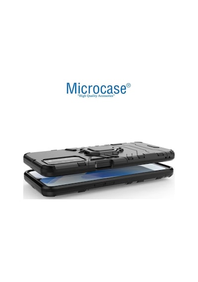 Microcase Oppo A55 Batman Yüzüklü Armor Kilif - Siyah 537570773