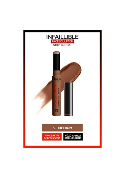 L'oréal Paris Infaillible Face Sculpter Stick Kontür - Medium 30188433-10995
