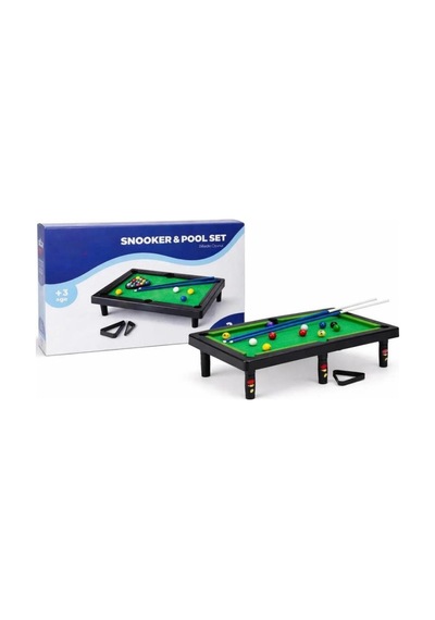 12 Toplu 2 Istakalı Taşınabilir 47,5cm Eğitici Bilardo Ve Masası Eğitici Spor Oyuncağı