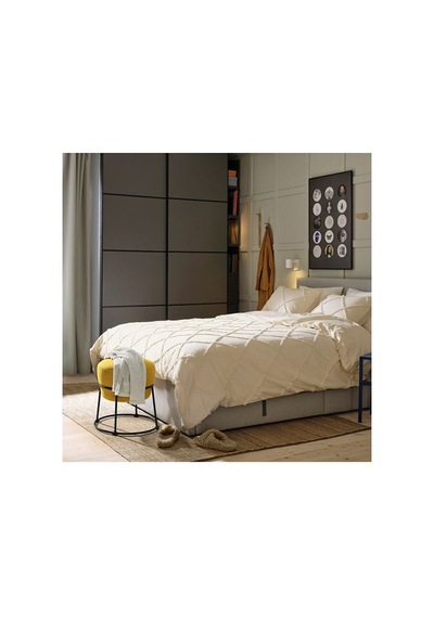 Ikea Emmıslöv Puf, Skiftebo Sarı