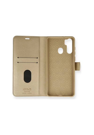 Newface - 195 - Reeder P13 Blue Max Kılıf Trend S Plus Kapaklı Kılıf - Csmo-tex - - Gold