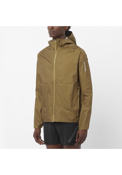 Salomon Bonattı Waterproof Erkek Yağmurluk Plantation Lc2686200 Kahverengi