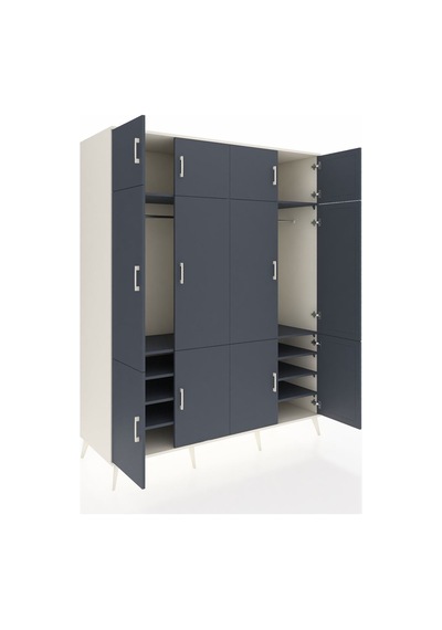 Kronos Gardrop 10 Raflı 12 Kapaklı 2 Askılı 176x59x221 Aytaşı-antrasit Antrasit Kronos Gardrop 10 Raflı 12 Kapaklı 2 Askılı 176x59x221 Aytaşı-antrasit Antrasit