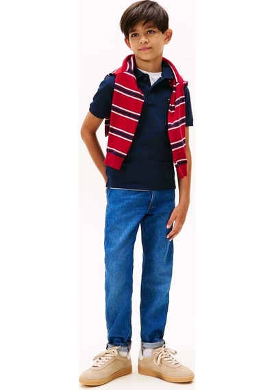 Tommy Hilfiger Erkek Çocuk Tişört Kb0kb10007-16284 Mavi