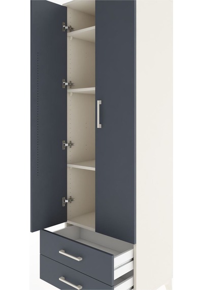 Hyperion Dolap 4 Raflı 2 Çekmeceli 2 Kapaklı 60x44x195 Aytaşı... Aytaşı Hyperion Dolap 4 Raflı 2 Çekmeceli 2 Kapaklı 60x44x195 Aytaşı... Aytaşı