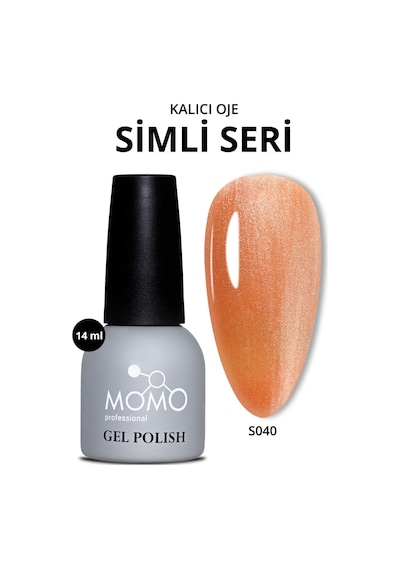 Momo Professional Kalıcı Oje S040 Sedefli Şeftali 14 Ml