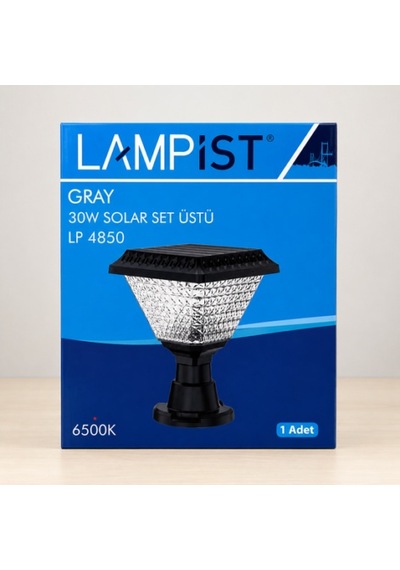 Lampist Gray 30w Solar Set Üstü 6500k Ip65