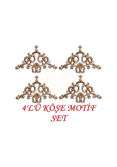 Dekoratif 41 26 Çıta Uyumlu Patina 4'lü Paket Dgm-24