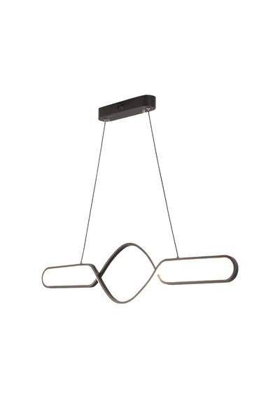 Neo / Sarkıt Avize / 90 Cm / 3 Renk Işık / Antrasit Gövde / 3 Yıl Antrasit