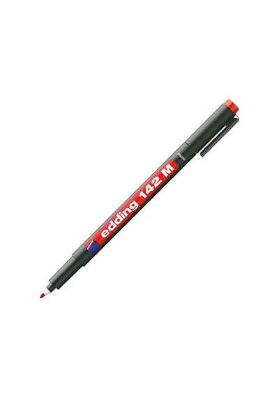 Edding 142m Asetat Kalemi 1 MM Kırmızı