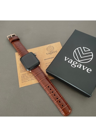 Vagave Apple Uyumlu  Watch Deri Kordon 38 40 41 42 44 45 MM (497145552)